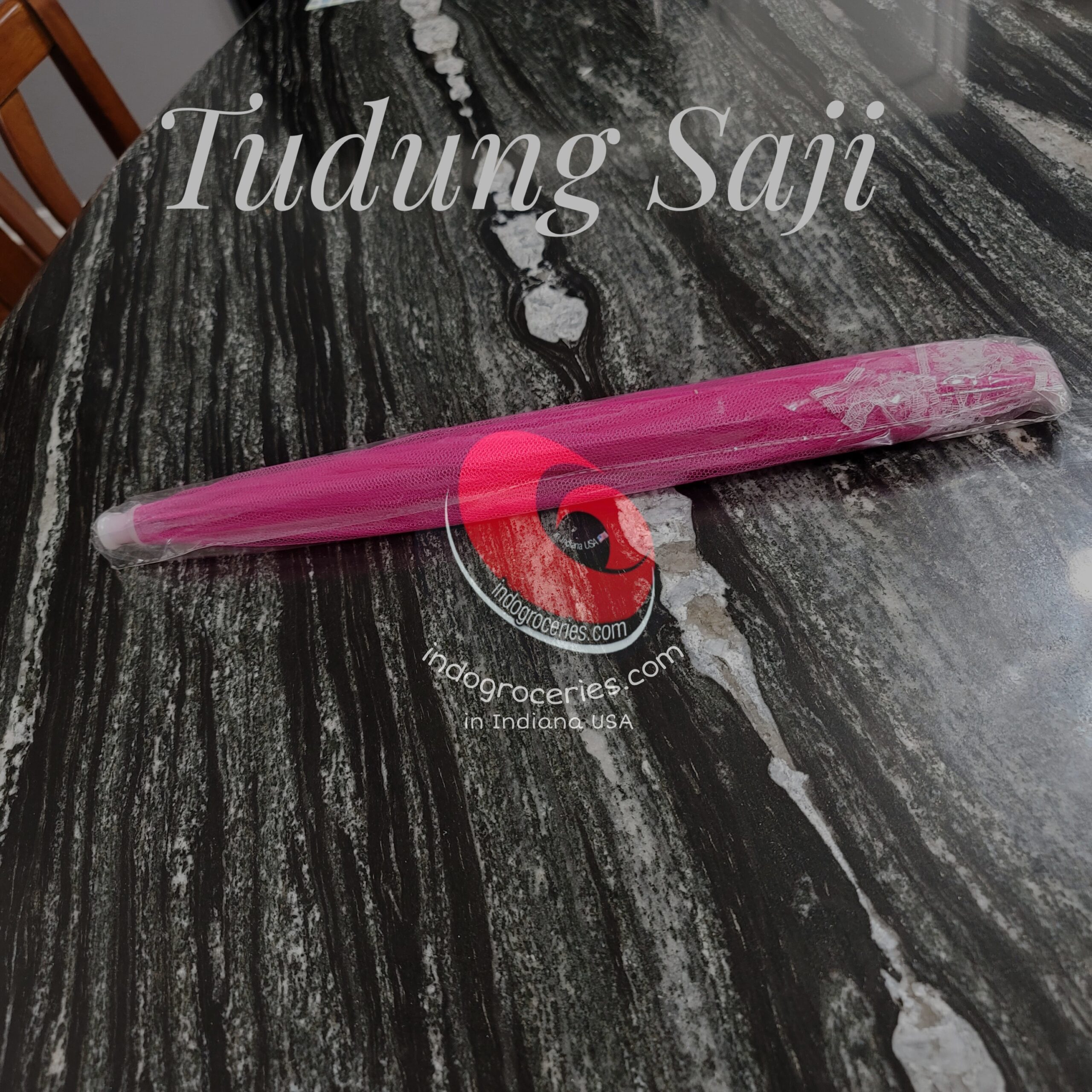 Foldable Tudung Saji Pink - 16 inches - Image 2