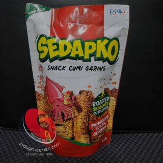Sedapko Snack Cumi Garing (Seasoned Roasted Squid) Pouch - 30 grams (1.06 oz)