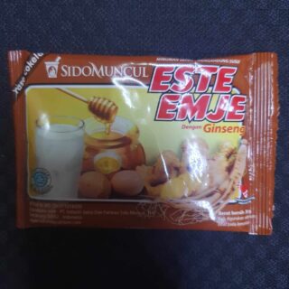 Sido Muncul Este Emje dengan Ginseng - Chocolate flavor - 1 sachet (30 grams/1.05 oz) Susu Telor Madu Jahe