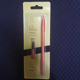 Viva Cosmetics Eyebrow Pencil (Pensil Alis) w/ Spoolie Original/Asli-Black (Hitam)- 1.3 g