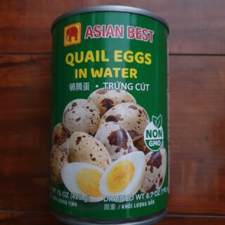 Telur Puyuh (Quail Eggs) in Water - Asian Best - 15 oz (425g)