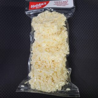 Helda's Sticky Rice Crackers (Rengginang Premium) Original Flavor - 180g ( Siap Makan )
