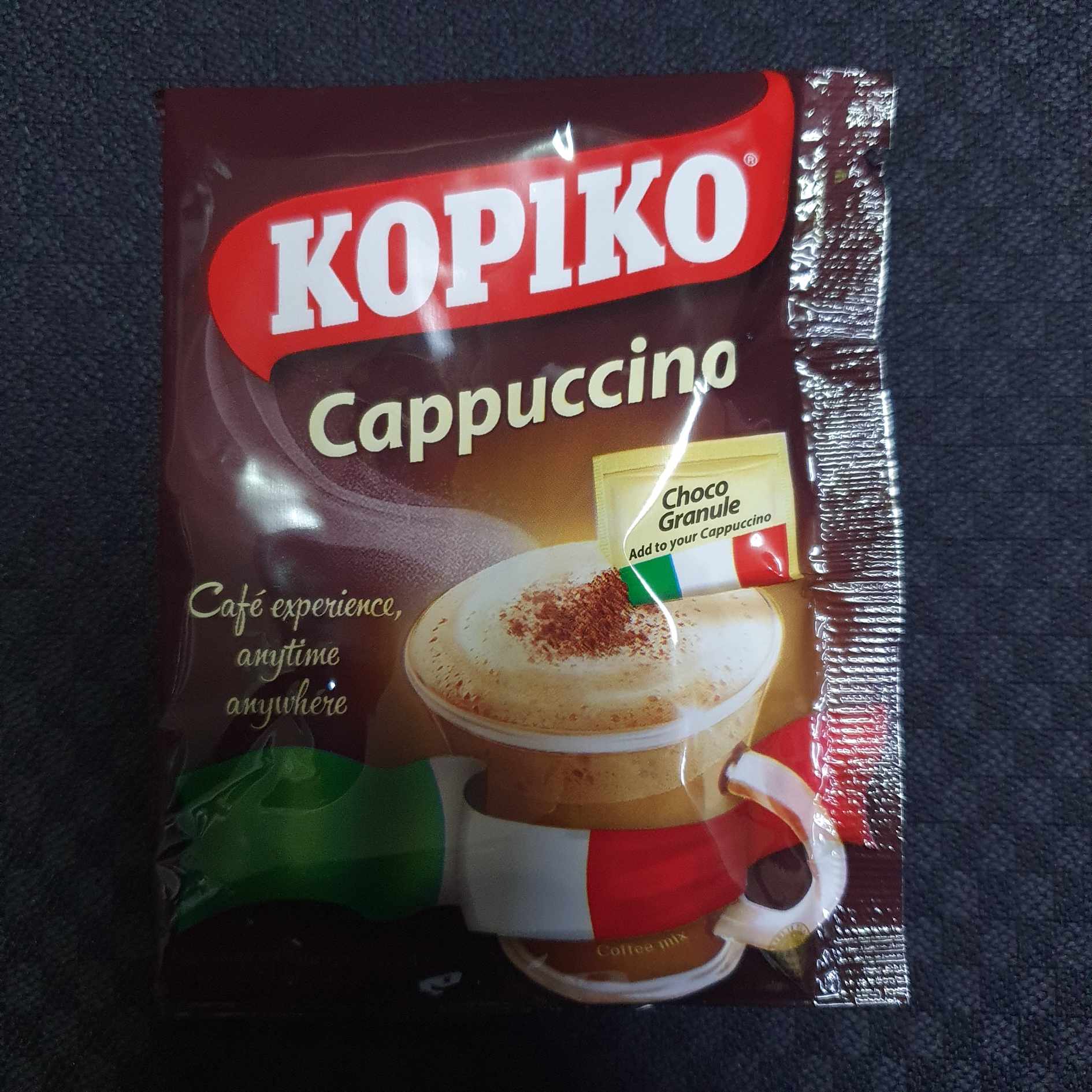 Kopiko Cappuccino Coffee 1 sachet (25g or 0.88 oz) Indo Groceries