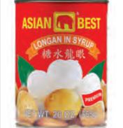 Asian Best Longan (Buah Kelengkeng Matang) in Syrup - 20 oz (565g)