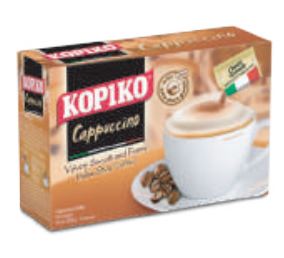 Kopiko Cappuccino Kotak - 10 sachets x 25g  = 250g (8.82 oz)