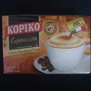 Kopiko Cappuccino Kotak - 10 sachets x 25g  = 250g (8.8 oz)
