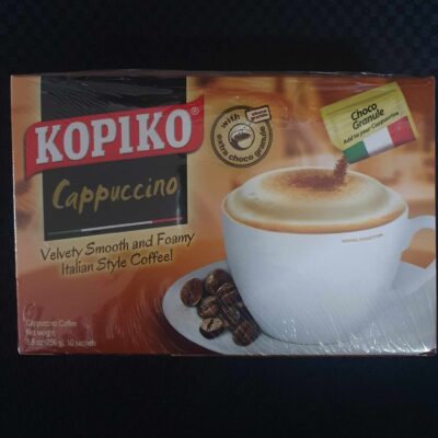 Kopiko Cappuccino Kotak - 10 sachets x 25g  = 250g (8.8 oz)