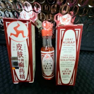 Obat / Ubat Kurap Cap Kaki tiga 12 ml ( Halal ) 1 botol