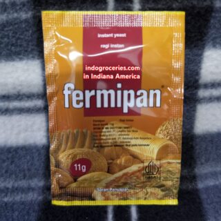 Fermipan instant yeast ( Ragi instant ) 11 grams ( Pengembang roti, bakpau, donat, dll )
