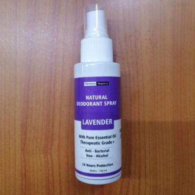 Natural Deodorant Tawas Spray (Penghilang Bau Badan/Ketiak Bersih & Wangi 24 Jam) Lavender -100 ml