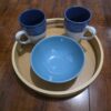 Nampan Bambu Bulat with Handle - Sedang (11.7 inches) - Image 2
