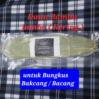 Daun Bambu Jumbo Kering (Dried Bamboo Leaves)/ Bungkus Bakcang - 180 grams (6.3 oz)