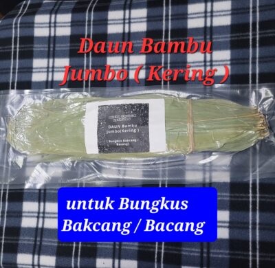 Daun Bambu Jumbo Kering (Dried Bamboo Leaves)/ Bungkus Bakcang - 180 grams (6.3 oz)