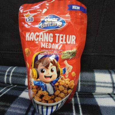 Sinar Bintang Kacang Telur Medan / Matang (Medan Style Nuts) - 3.5 oz (100g) - Image 2
