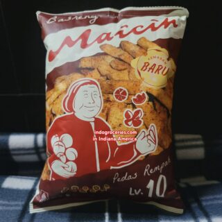 Maicih Basreng (Bakso Goreng) Lv 10 (Spicy Fried Meatball Crackers) - 80 grams (2.17 oz)