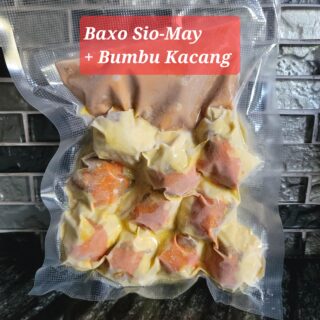 Frozen Baxo Sio-May+Kuah Kacang HALAL Tanpa Pengawet (1 Bungkus isi 10)( Mohon baca diskripsi)