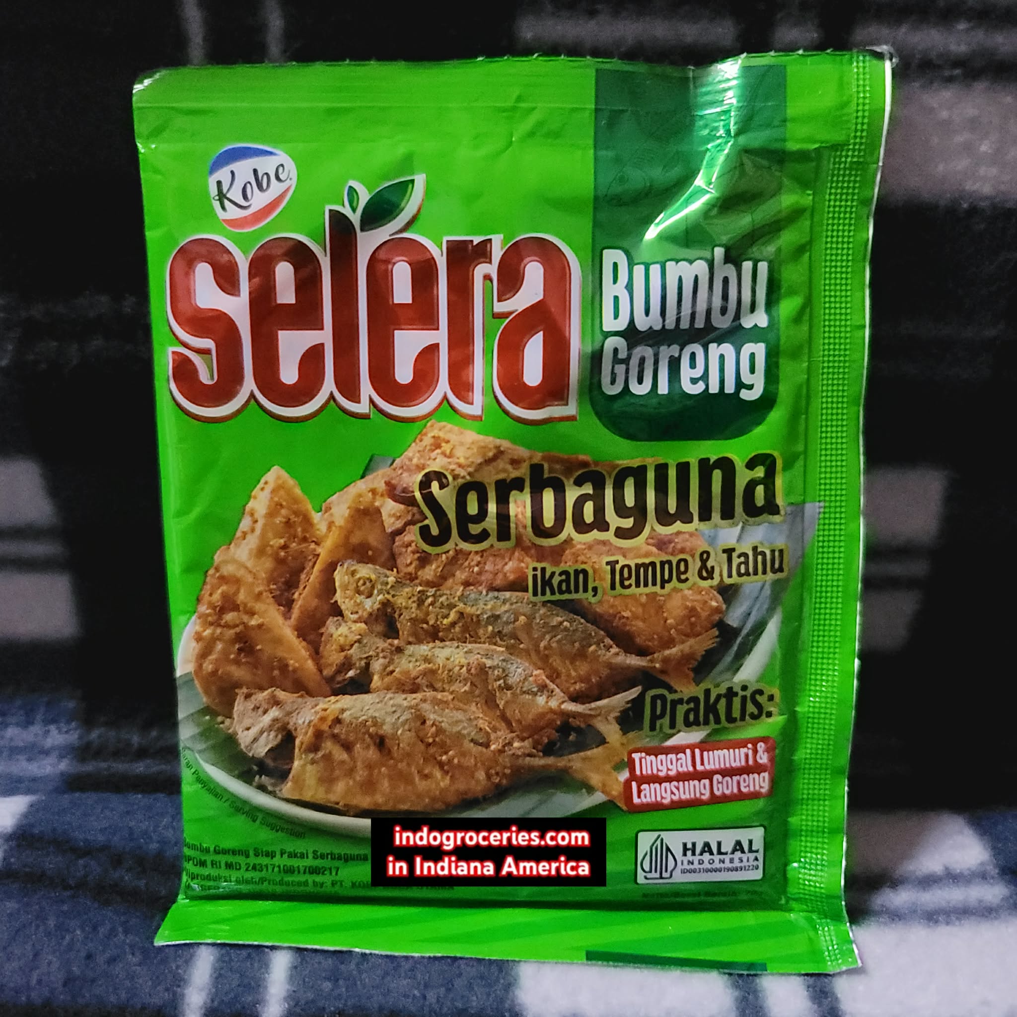 Kobe Selera Bumbu Goreng Sebaguna( Ikan ,Tempe .Tahu ) (Fried Seasoning) - 70 grams (2.47 oz)